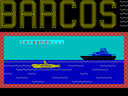 Ataque a la Flota title screen for ZX Spectrum